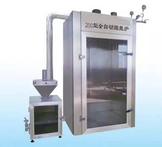 LY-250 Automatic Fish Meat Somker / Chicken Meat Oven Machine